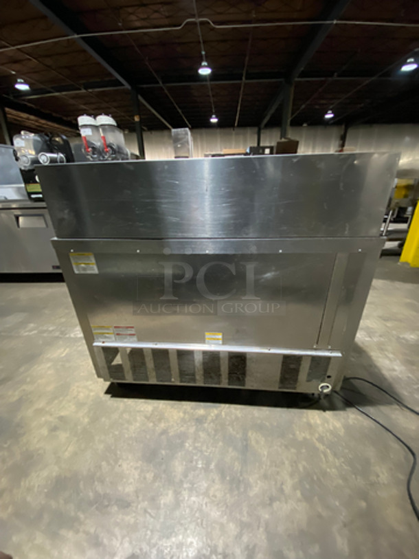 Victory Commercial Refrigerated Sandwich Prep Table! With 2 Door Underneath Storage Space! All Stainless Steel! On Casters! Model: VSP48HC18BOST SN: 12305041 115V 60HZ 1 Phase - Image 4 of 9