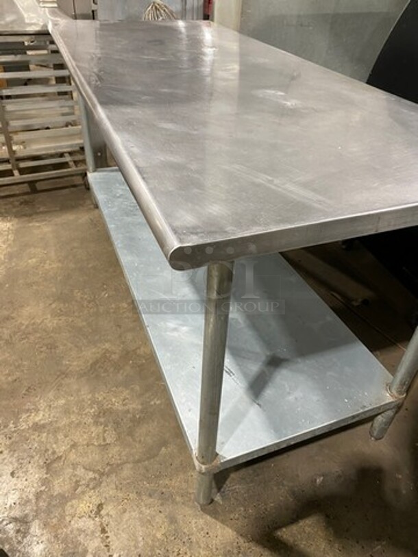 Commercial Worktop/ Prep Top Table! With Storage Area Underneath! Solid Stainless Steel! On Legs! - Image 2 of 8
