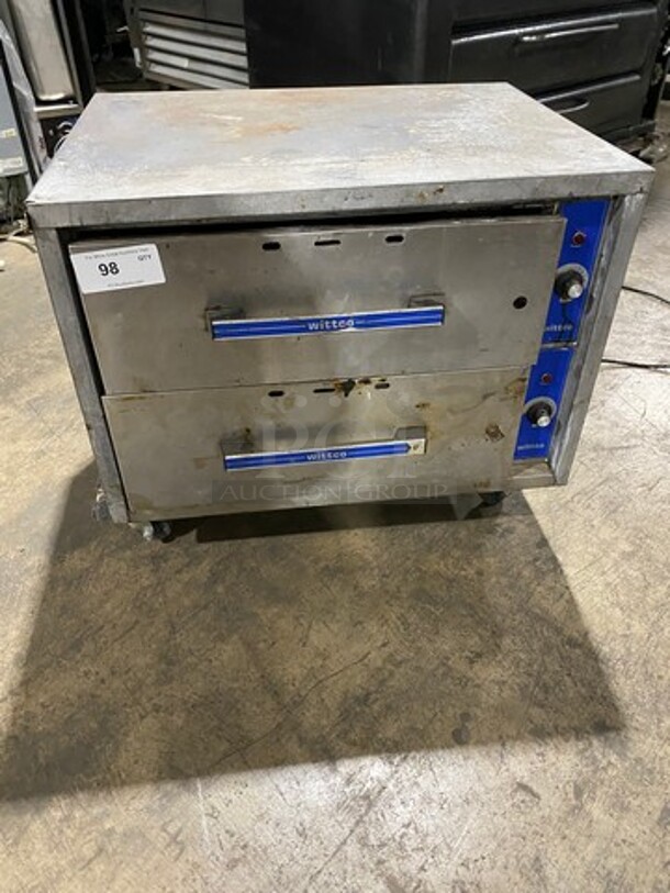 Wittco Commercial Electric Powered Countertop 2 Drawer Food Warmer! All Stainless Steel!