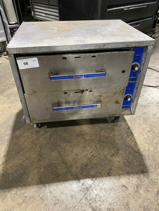 Wittco Commercial Electric Powered Countertop 2 Drawer Food Warmer! All Stainless Steel!