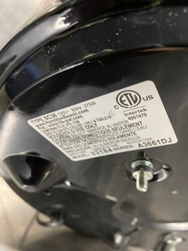 Hamilton Beach Countertop Slow Cooker Crock Pot! With 8QT Capacity! With Lid! Model: 33184 - Image 8 of 9