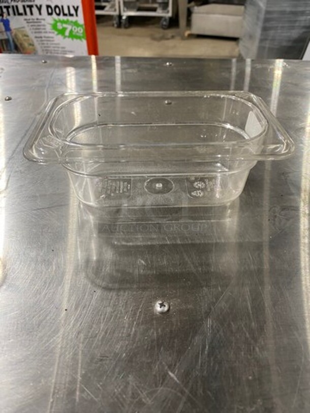 Cambro Clear Poly 1/9x2.5" Food Containers! 5x Your Bid! - Image 2 of 5