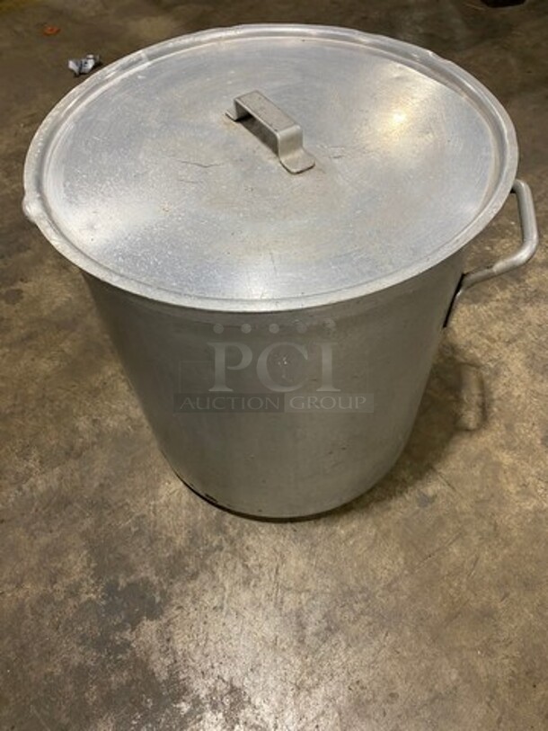 Metal Stock Pot! With Lid! With Side Handles! - Image 3 of 6