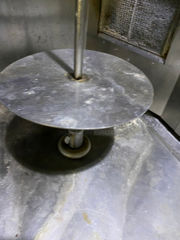 Attias Commercial Natural Gas Powered Countertop 8 Burner Gyro Machine! All Stainless Steel! - Image 8 of 9
