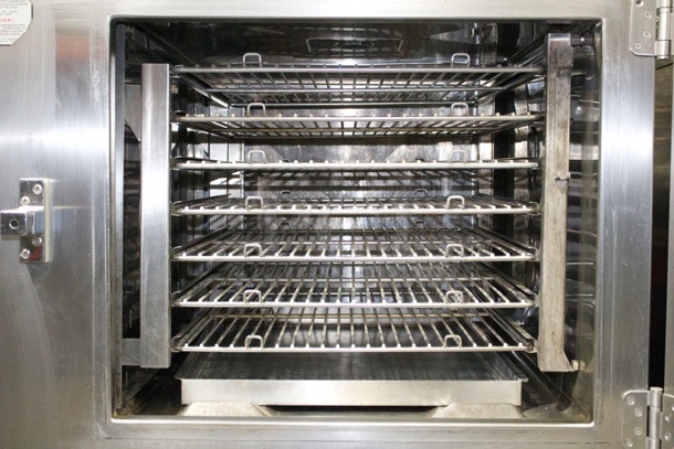 Alto-Shaam 7.14MLGS (1) Pre-Stacked CombiTherm. Gas Combi / Electric Multi-Cook Oven Package - 110/115v / 1ph Natural Gas  - Image 4 of 7