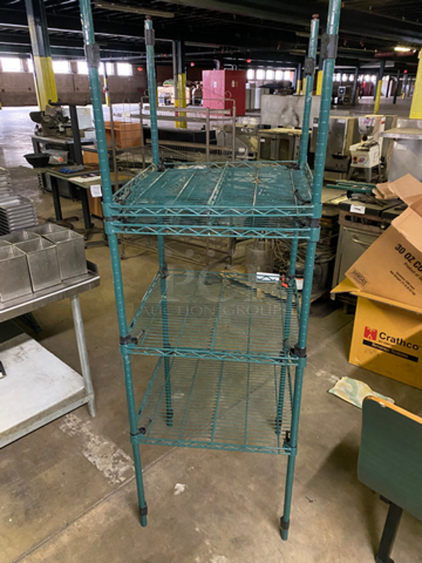 4 Tier Metal Wire Shelf! On Legs! - Image 2 of 4