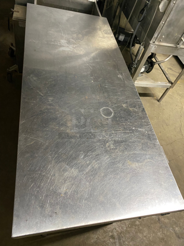 Aero Solid Stainless Steel Work Top/ Prep Table! With Storage Space Underneath! On Legs! - Image 4 of 6