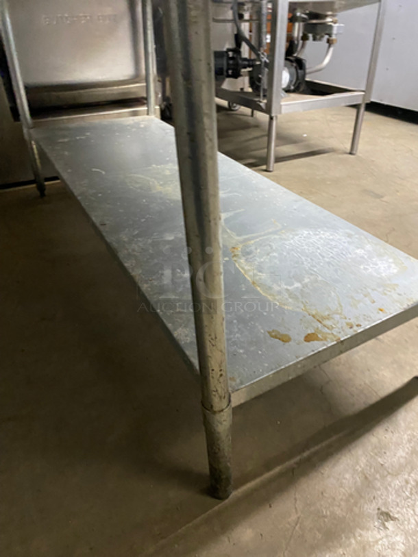 Aero Solid Stainless Steel Work Top/ Prep Table! With Storage Space Underneath! On Legs! - Image 5 of 6