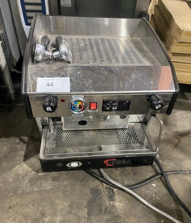 Wega Commercial Countertop Cappuccino/Espresso Machine! All Stainless Steel! Model: EVD1AT SN: 409147 110V - Image 1 of 11