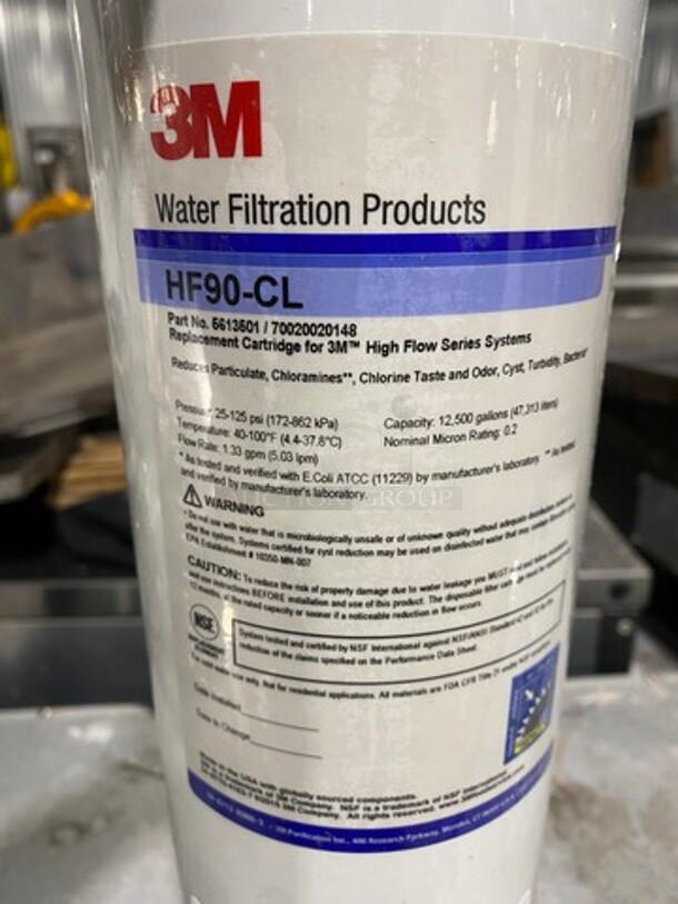 Water Filtration Replacement Cartridge! PLEASE DO RESEARCH BEFORE BIDDING! - Image 3 of 4