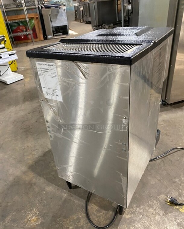 WOW! Late Model Hoshizaki Commercial Countertop Refrigerated Ice Maker/Dispenser And Water Dispenser! All Stainless Steel! On Legs! Model: DCM270BAH SN: P25525D 115-120-V   - Image 4 of 8