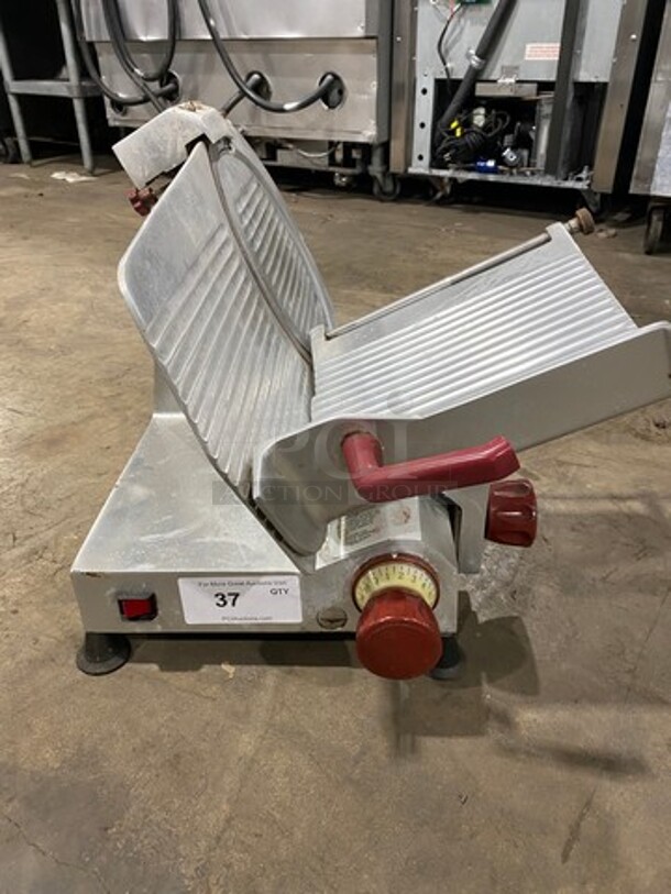 Fleetwood Commercial Countertop Deli/Meat Slicer! All Stainless Steel! Model: EF12 SN: EF12D977274 115V 60HZ 1 Phase - Image 1 of 10