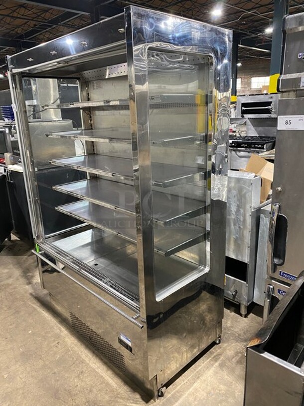 2015 Karlos Stainless Steel Commercial Grab N Go Open Merchandiser! On Casters! MODEL 1250 M2 SN: 43670 230V  - Image 2 of 10