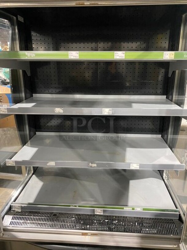 AHT Commercial Refrigerated Open Grab-N-Go Display Case! Neon Interior Lighting! WORKING WHEN REMOVED! Model: ACXLULLED SN: 29792000025561 208/230V 60HZ 1 Phase - Image 5 of 8
