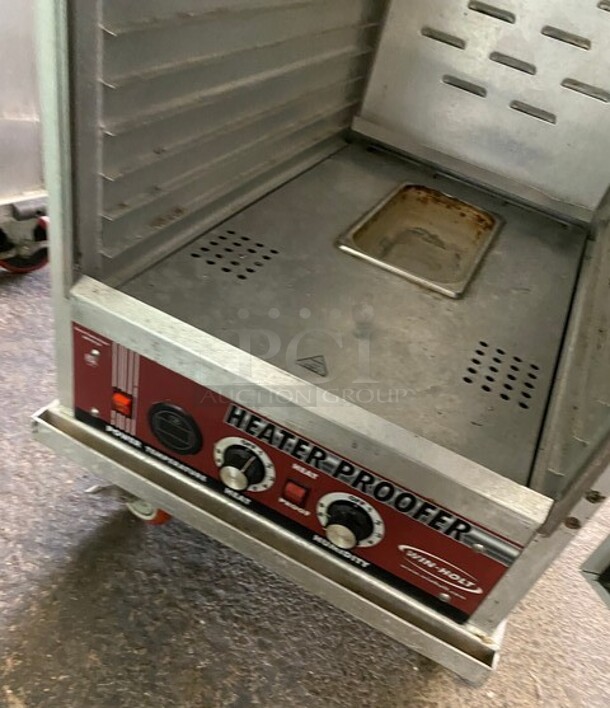 Win Holt Full Height Insulated Mobile Heated Cabinet! Working When Removed! MODEL INHPL-1836C 120V  - Image 7 of 8