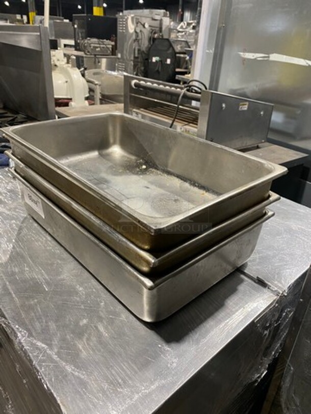Commercial Steam Table/ Prep Table Food Pans! All Stainless Steel! 4x Your Bid! - Image 2 of 8