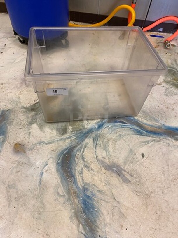 Clear Poly Multi-Purpose Storage Bin! - Image 1 of 5