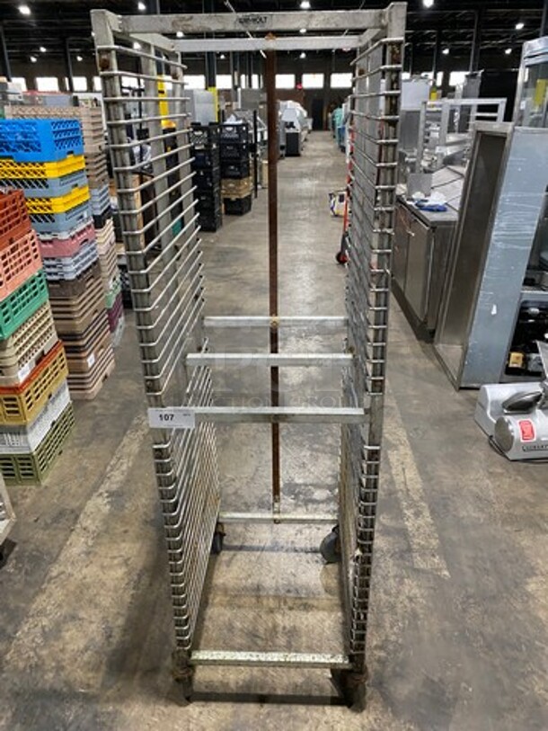 Winholt Metal Commercial Pan Transport Rack! On Casters! - Image 1 of 5