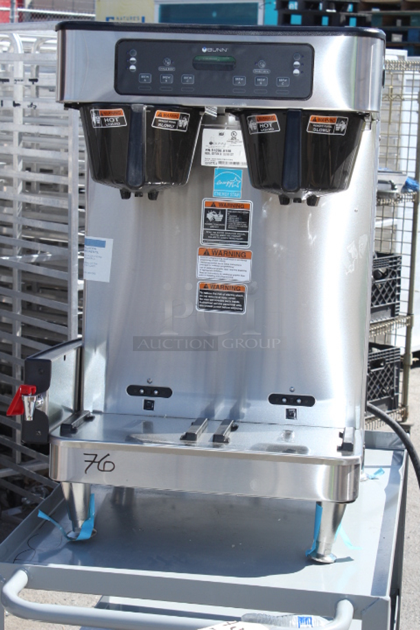 BRAND NEW SCRATCH & DENT! Bunn 51200 ICB Infusion Series Stainless Steel Twin Automatic Coffee Brewer - Image 2 of 7