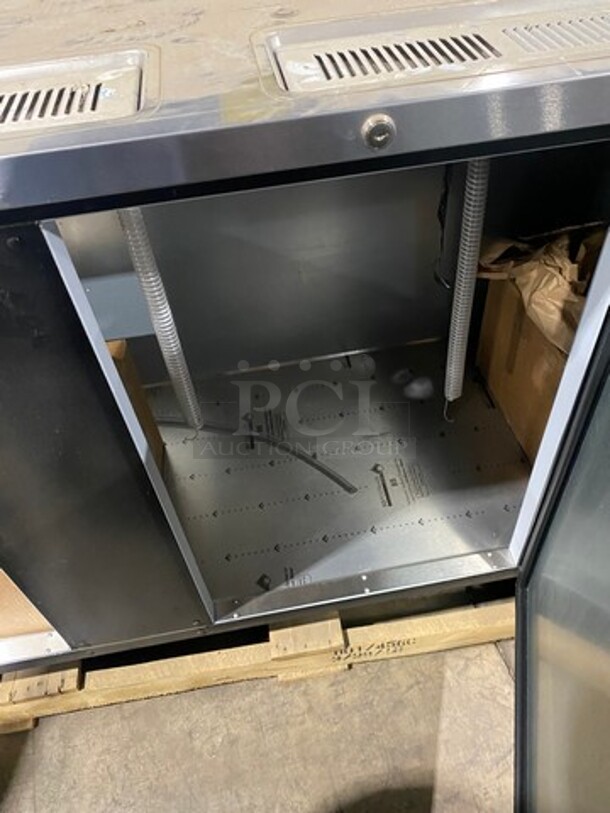 NEW! SCRATCH-N-DENT! LATE MODEL! Beverage Air Commercial Refrigerated Kegerator! With 3 Door Storage Space Underneath! Model: DD94HC1B144 SN: 12700972 115V 60HZ 1 Phase - Image 8 of 12