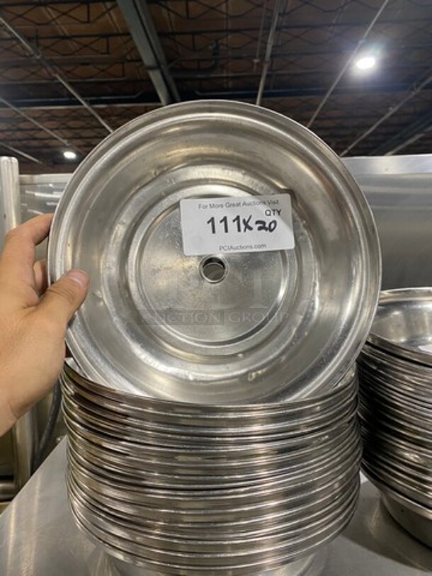 Stainless Steel 10" Plate/ Food Cover! 20x Your Bid! - Image 1 of 1