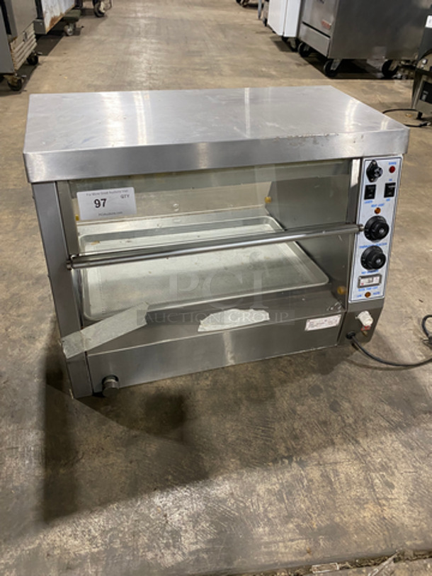 Commercial Countertop Heated Food Display Case! Front And Back Access Doors! Stainless Steel Body! Model: WKT800 SN: 061815 220V 60HZ