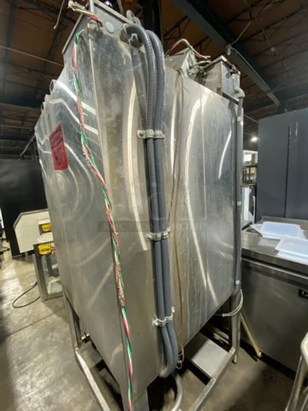 Douglas Machines Commercial Electric Powered Dishwasher Machine! All Stainless Steel! On Legs! Model: UTM10ELEL SN: 1110000 480V 60HZ 3 Phase - Image 3 of 12