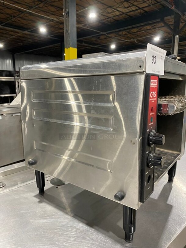 Waring Commercial Countertop Conveyor Toaster Oven! All Stainless Steel! On Legs! Model: CTS1000B 120V 60HZ 1 Phase - Image 3 of 8