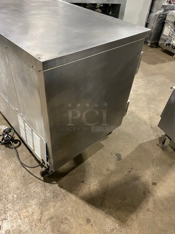 Beverage Air Commercial 2 Door Lowboy/Worktop Cooler! All Stainless Steel! On Casters! Model: WTR60A SN: 5902580 115V 60HZ 1 Phase - Image 4 of 8