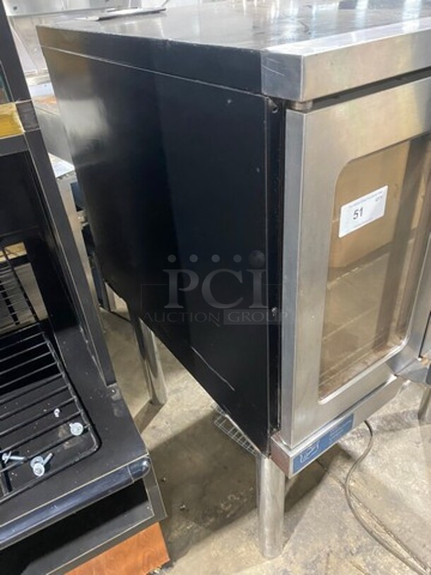 Duke Commercial Electric Powered Convection Oven! With View Through Doors! Metal Oven Racks! All Stainless Steel! On Legs! - Image 2 of 7