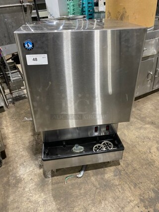 Hoshizaki Commercial Countertop Ice/Water Machine Dispenser Combo! All Stainless Steel! On Legs! Model: DCM500BAHOS SN: H04995D 115V 60HZ 1 Phase