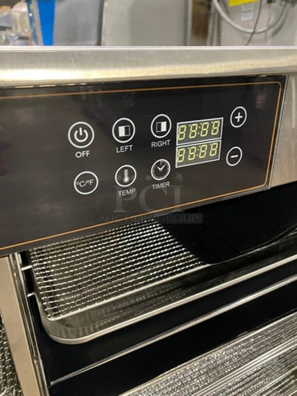 NICE! Bench Food Commercial 2 Door Horizontal Dehydrator! All Stainless Steel! On Casters! Model: 32HCUD SN: 58874556094 220/240V 60HZ 1 Phase - Image 9 of 11