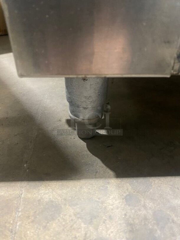 Commercial Worktop/Beverage Service Station! With Shelf Storage Space Underneath! All Stainless Steel! On Legs! - Image 7 of 7