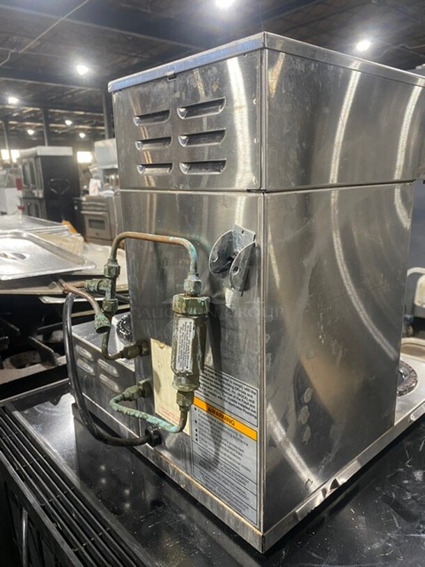 Bunn Commercial Countertop Coffee Brewing Machine! With 3 Pot Warming Stations! With Hot Water Dispenser! All Stainless Steel! Model CWTF15 Serial CWTF345097! 120V 1Phase! - Image 4 of 8