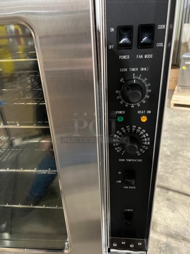 AMAZING! BRAND NEW! LATE MODEL! 2022 Serve Ware Commercial Natural Gas Powered Convection Oven! With View Through Doors! Metal Oven Racks! All Stainless Steel! On Casters! WITH MANUFACTURE WARRANTY! Model: SGCO1 - Image 10 of 10