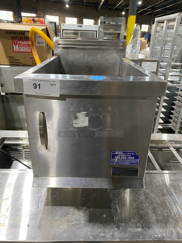 Eurodib Stainless-Steel Gas-Powered Countertop Fryer!  - Image 1 of 9
