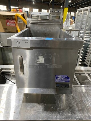 Eurodib Stainless-Steel Gas-Powered Countertop Fryer! 