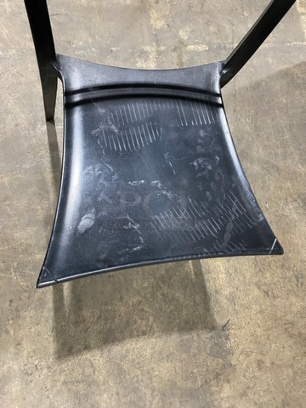 Black Poly Dining Chairs! 2x Your Bid! - Image 5 of 7