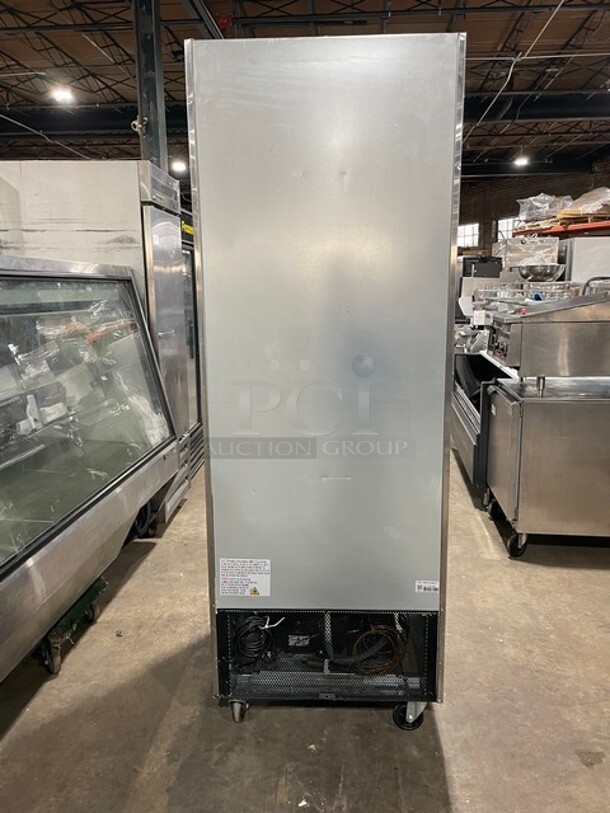NICE! MoTak Commercial Stainless Steel Single Door Reach In Freezer! With Poly Coated Racks! On Casters! 115V! Model: MSD-1DF-BAL-X SN: 6015171221101316! - Image 2 of 9