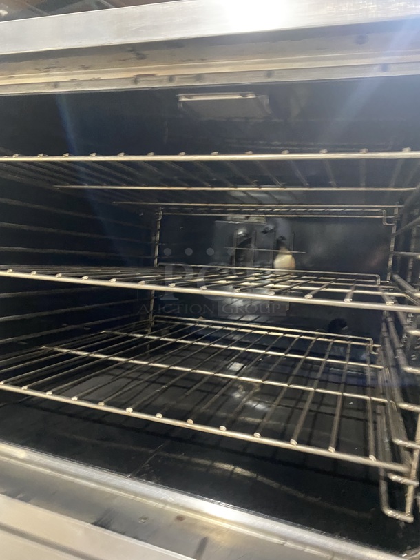 Sunfire Commercial Electric Powered Double Deck Convection Oven! With View Through Doors! Metal Oven Racks! All Stainless Steel! 2 x Your Bid! Makes One Unit! MODEL ICOE10M SN:1102230000951 208V 3PH! - Image 6 of 9