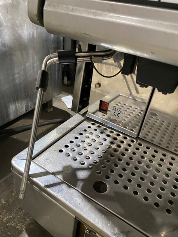 Commercial Countertop Espresso Machine! With Coffee Bean Grinder! All Stainless Steel! Model: AK2AA SN:360152 220/230V - Image 7 of 10