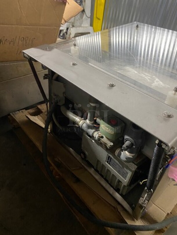 Sipromac Commercial Countertop Vacuum Sealer! Stainless Steel Body! Model: 350 SN: 00846 110V 60HZ 1 Phase - Image 4 of 8