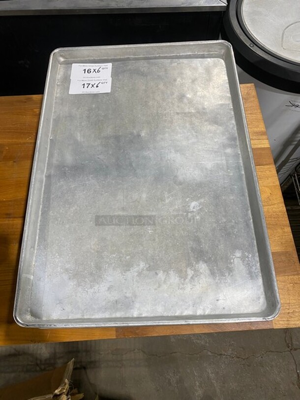 All Stainless Steel Sheet Pans! 6x Your Bid!