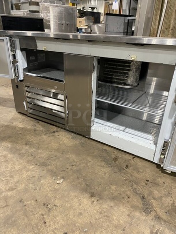2018 Leader Commercial 2 Door Lowboy/ Worktop Cooler! All Stainless Steel! Model: LB60SC SN: AB03C0703A 115V 60HZ 1 Phase - Image 5 of 8