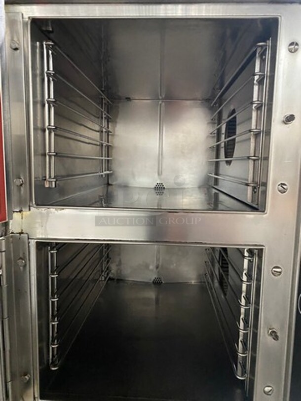 Groen Commercial Natural Gas Powered Dual Cabinet Steamer! All Stainless Steel! On Legs! Model: HY6SG - Image 6 of 12