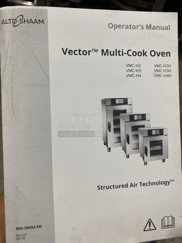 RARE! BARELY USED! LATE MODEL! 2020 Alto Shaam Commercial Multi Cook Oven! With View Through Door! Metal Oven Racks! Storage Space Underneath! All Stainless Steel! On Casters! WORKING WHEN REMOVED! Model: VMCH4H SN: 2678609000 208/240V 60HZ 3 Phase - Image 8 of 11