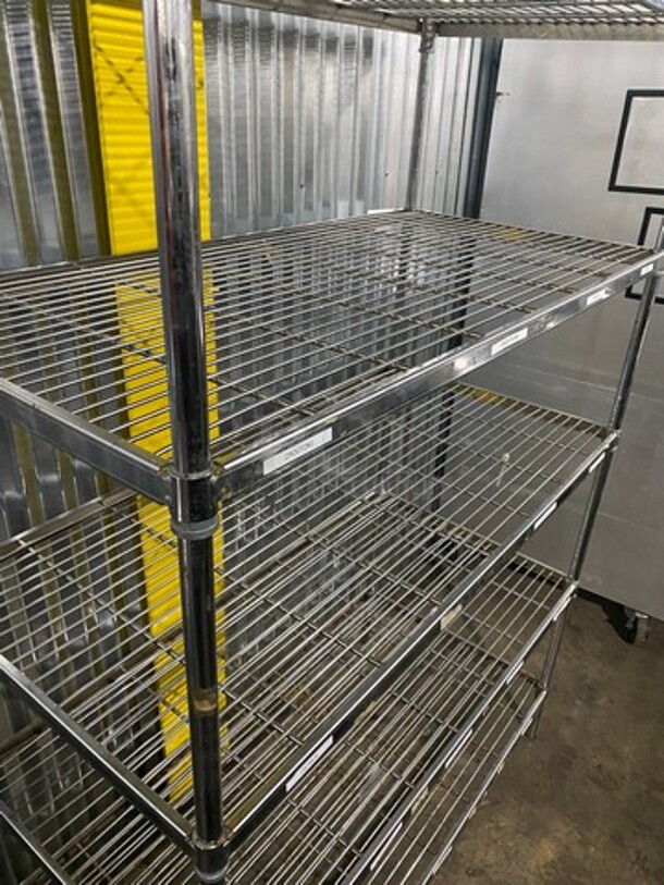 BEAUTIFUL! Postmaster Commercial 6 Tier Metal Shelf! On Legs! - Image 5 of 7