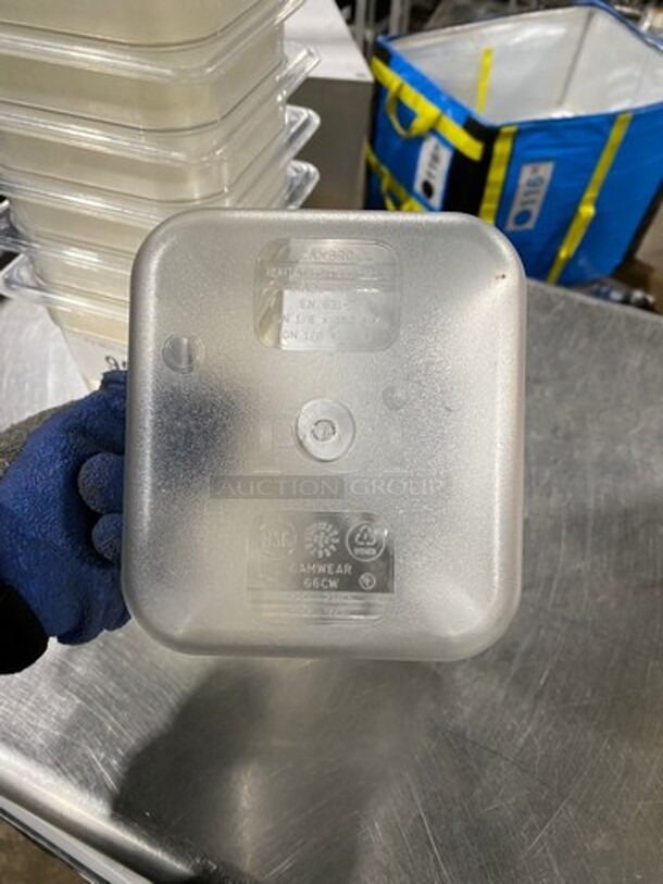 Cambro Clear Poly 1/6x6" Food Containers! 20x Your Bid! - Image 6 of 7