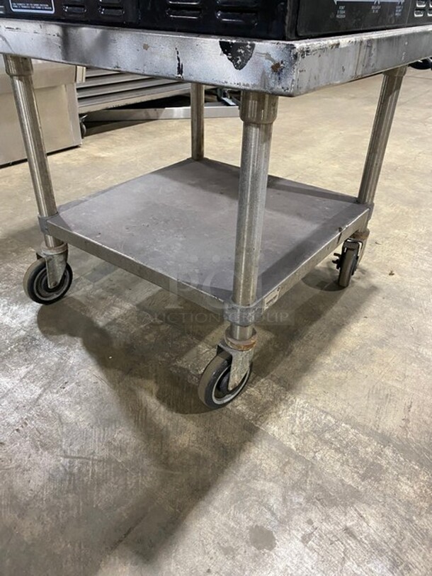 Moffat Turbofan Single Deck! Natural Gas Convection Oven with Steam Injection! 120V! 60HZ! 1Phase! Model G32Ms Serial 401701! On Stand With casters!  - Image 10 of 11