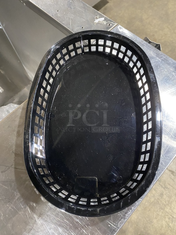 New In Box! Table Craft Black Poly Oval Fast Food Basket! MODEL 1076BK! - Image 4 of 6
